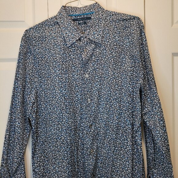 PERRY ELLIS FLORAL SHIRT SZ L MEN'S - Picture 5 of 13